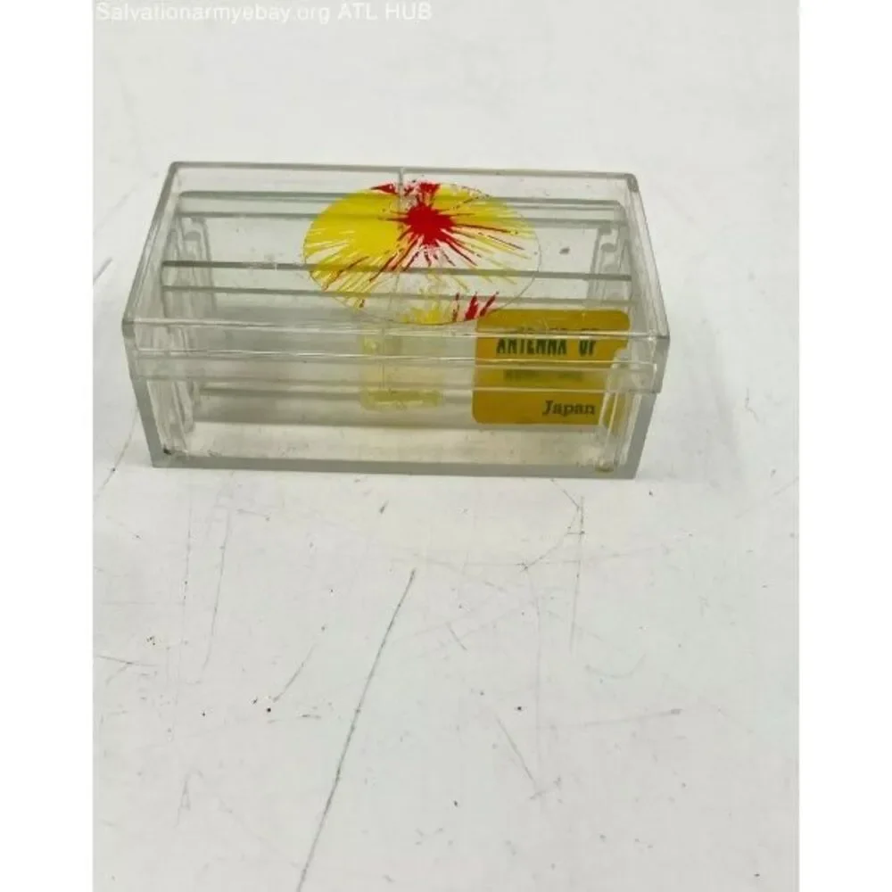 Tasco Vintage 450X Discoverer Mini Microscope Kit 75X 150X Box Slides Size 992